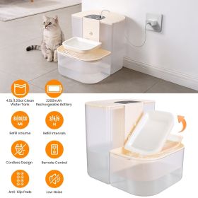 Smart Automatic Pet Water Dispenser, Automatic Pet Water Dispenser with Dual Tank